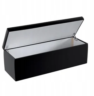 Dekoria.pl Dekoria.pl Skrzynia tapicerowana głęboka czerń 90 × 40 × 40 cm Velvet 525-704-17 - Pufy i podnóżki - miniaturka - grafika 2