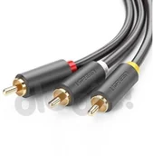 Kable - UGREEN AV105 10524 3x RCA do 3x RCA 1,5m 10524 - miniaturka - grafika 1