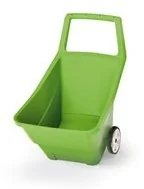 PROSPERPLAST Taczka ogrodowa PROSPERPLAST, zielony, 95 L - Taczki - miniaturka - grafika 3