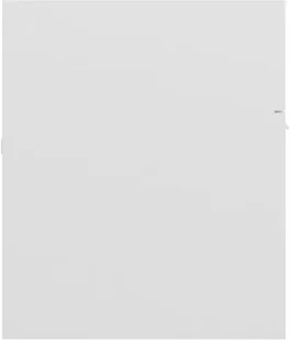 vidaXL vidaXL Zestaw mebli łazienkowych, wysoki połysk, biały, płyta wiórowa - Meble łazienkowe - miniaturka - grafika 43