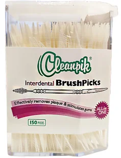Cleanpik Interdental BrushPicks - Wykałaczka ze szczoteczką do przestrzeni międzyzębowych - Szczoteczki międzyzębowe - miniaturka - grafika 2