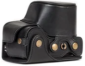 Akcesoria fotograficzne - MegaGear megagear "zawsze gotowa" Sony skórzana torba na aparat  łatwy w instalacji, statyw i pracy w firmie obwodowej akcesoria  kompatybilny z SONY Alpha A6500 |16  50 MM |  , czarny MG1230 - miniaturka - grafika 1