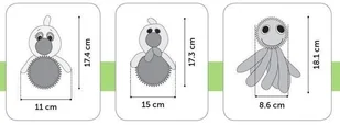 Flamingo Wilco TPR kałamarnica 18cm [519505] - Zabawki dla psów - miniaturka - grafika 6