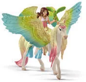 SCHLEICH Figurka Wróżka Surah z migoczącym  pegazem - Figurki dla dzieci - miniaturka - grafika 4