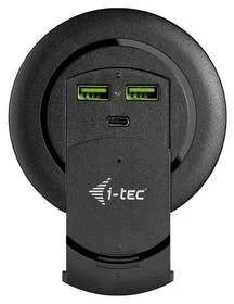 i-tec Fast Charger Built-in DesktopUSB-C PD 3.0 + 3x USB 3.0 QC3.0 96W do zabudowy biurkowej - Ładowarki do telefonów - miniaturka - grafika 2