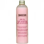 Szampony do włosów - BingoSpa Jedwab do mycia włosów ze śluzem ślimaka - Shampoo With Silk Proteins - miniaturka - grafika 1