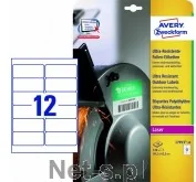 Zweckform Etykiety ZWECKFORM Polietylenowy Ultra Wytrzymały 99,1x42,3mm 10 ark ZW491 - Etykiety do drukarek Zweckform Etykiety ZWECKFORM Polietylenowy Ultra Wytrzymały 99,1x42,3mm 10 ark ZW491 - Etykiety do drukarek - miniaturka - grafika 2