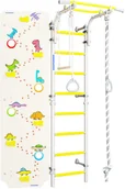 Wyposażenie sportowe i gimnastyczne - Małpiszon KOMETA, DRABINKA GIMNASTYCZNA, NEXT 1 + ŚCIANKA WSPINACZKOWA, SREBRNA 01.21.8.06.490.03.00-24 + 6.08.00 - miniaturka - grafika 1