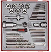 Gwintowniki - Teng tools Zestaw gwintowniczy 34-el. TENG TOOLS TTDTD34 167190107 - miniaturka - grafika 1