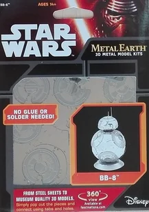 Metal Earth Fascinations model do składania Star Wars BB-8 BB8 - Modele do sklejania - miniaturka - grafika 8