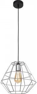 TK Lighting Lampa wisząca Diamond Silver 4203 nowoczesna oprawa w kolorze chromu - Lampy sufitowe - miniaturka - grafika 2