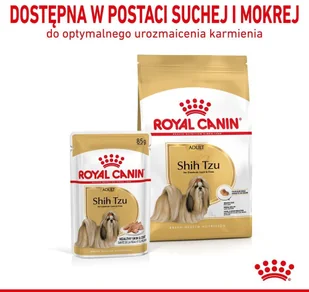 Royal Canin Shih Tzu Adult 12x85g karma mokra pasztet dla psów dorosłych rasy Shih Tzu 285090 - Mokra karma dla psów - miniaturka - grafika 5