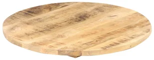 vidaXL Lumarko Blat stołu, lite drewno mango, okrągły, 25-27 mm, 70 cm 286007 - Meble modułowe i akcesoria - miniaturka - grafika 6