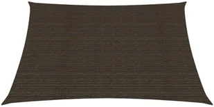 vidaXL Żagiel przeciwsłoneczny, 160 g/m, brązowy, 3,6x3,6 m, HDPE vidaXL - Parasole ogrodowe - miniaturka - grafika 2