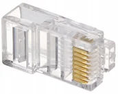 Wtyczki i adaptery - Wtyk Wtyki RJ45 Końcówki Rj 45 RJ-45 5e 100szt - miniaturka - grafika 1
