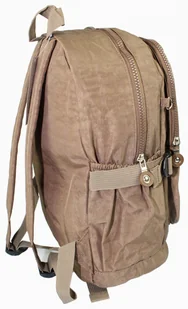 Bag Street Praktyczny Plecak Materiałowy BAG STREET 2216 KAWA Z MLEKIEM 35 x 26 x 15 cm - Plecaki - miniaturka - grafika 4