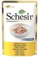 Mokra karma dla kotów - Schesir Tuńczyk z filetami z kurczaka 85 g - miniaturka - grafika 1