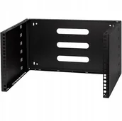 Szafy rack - Neku Uchwyt ścienny Rack 19'' 6U 330mm czarny - miniaturka - grafika 1