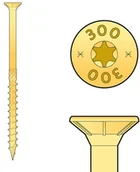 Inne akcesoria dekarskie - Wkręty Ciesielskie Na Torx Do Drewna 4,5x70 200szt - miniaturka - grafika 1