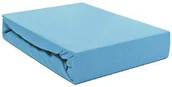 Prześcieradła - Darymex Prześcieradło Jersey z gumką niebieskie 180x200 dx-180-pjr-005 - miniaturka - grafika 1