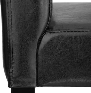 tectake 4 x Hoker stołek krzesło barowe - czarny 403511 - Taborety i hokery - miniaturka - grafika 5