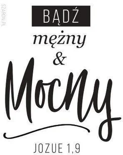 SZARON Magnes na lodówkę - Bądź mężny i mocny - Szaron - Magnesy - miniaturka - grafika 2