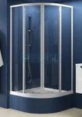 Kabiny prysznicowe - Ravak Supernova SKCP4-90 90x90 profil biały szkło pearl 31177V10011 - miniaturka - grafika 1