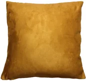 Kołdry i poduszki dla dzieci - Uniglob Poduszka VICTOR musztardowa 45 cm x 45 cm - miniaturka - grafika 1