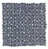 Maty antypoślizgowe - Wenko Antypoślizgowa mata do brodzika PARADISE kolor antracytowy B06WD95D6Y - miniaturka - grafika 1