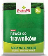 Nawozy ogrodnicze - Fruktovit Plus Nawóz granulowany do trawników worek 5 kg - miniaturka - grafika 1