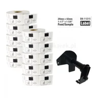 Etykiety do drukarek - Brother strefadrukarek.pl Zestaw etykiet DK-11215 10 sztuk bez uchwytu + uchwyt - zamiennik | OSZCZĘDZAJ DO 80% - ZADZWOŃ! 730811399 PROMOCJA! SET-10-BU-DK-11215 - miniaturka - grafika 1