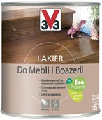 Lakiery do drewna - V33 Lakier do mebli Dąb rustykalny satyna 0 5 l - miniaturka - grafika 1