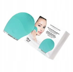 Tenex Dermofuture Technology Szczoteczka soniczna do oczyszczania twarzy zielona 1szt - Szczoteczki do twarzy - miniaturka - grafika 3