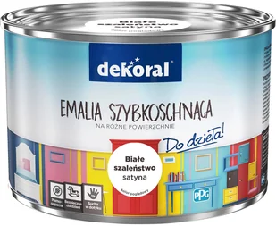 Dekoral Emalia Szybkoschnąca Białe Szaleństwo 0,5L - Farby zewnętrzne - miniaturka - grafika 2