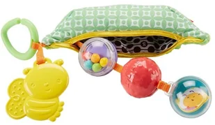 Fisher Price Zielony groszek zawieszka aktywizująca DRD79 - Zawieszki dla dzieci i niemowląt - miniaturka - grafika 3