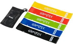 Gymtek Zestaw gum oporowych do ćwiczeń 0,5-30kg 5szt Gymtek G-66106 - Gumy, taśmy, ekspandery - miniaturka - grafika 2