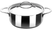 Rondle - Ibili 605026 Noah garnek do gotowania z pokrywką, ze stali nierdzewnej, średnica 26 cm 605026 - miniaturka - grafika 1