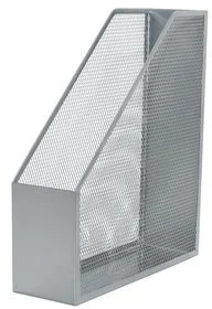 Q-CONNECT POJEMNIK NA DOKUMENTY METALOWY SREBRNY KF00845 - Pudła i kartony archiwizacyjne - miniaturka - grafika 2