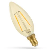 Żarówki LED - Spectrum LED ŚWIECOWA E-14 230V 2W COG WW GOLDEN WOJ14070 - miniaturka - grafika 1