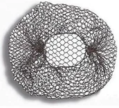 Pozostałe akcesoria fryzjerskie - Donegal SIATKA D WŁOSÓW Gruba czarna 5902 1) Donega - miniaturka - grafika 1