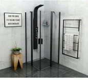 Kabiny prysznicowe - Polysan ZOOM LINE BLACK 90x90 ZL5415B - miniaturka - grafika 1