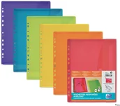 Teczki i skoroszyty - Elba Teczki kopertowe z perforacją kolorowe przez. 6szt 400099574 - miniaturka - grafika 1