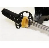 Repliki - broń - Kuźnia mieczy samurajskich MIECZ SAMURAJSKI WAKIZASHI MARU DO TRENINGU, STAL WYSOKOWĘGLOWA 1095, HARTOWANA GLINKĄ, R844 - miniaturka - grafika 1