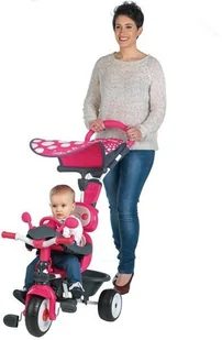 SMOBY SMOBY Rowerek Baby Driver Confort Różówy - Rowerki trójkołowe - miniaturka - grafika 3