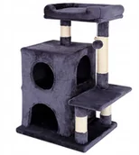 Drapaki dla kotów - Dibea KB00381 drapak / legowisko dla kota wys 80cm - miniaturka - grafika 1