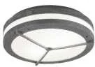 Lampy ogrodowe - Trio Murray 676160278 plafon zewnętrzny lampa sufitowa IP54 2x12W E27 betonowy - miniaturka - grafika 1