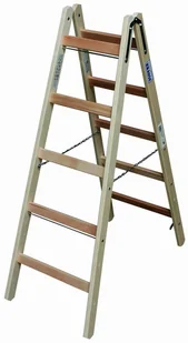 Krause 996 99675177 Drabina drewniana dwustronna ze szczeblami 2x5 wysokość robocza 2,75m) 75177-uniw - Drabiny Krause 996 99675177 Drabina drewniana dwustronna ze szczeblami 2x5 wysokość robocza 2,75m) 75177-uniw - Drabiny - miniaturka - grafika 3