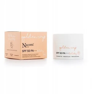 Nacomi Next Level Holiday krem przeciwzmarszczkowyz filtrem SPF 50 50ml - Kremy do twarzy z filtrem Nacomi Next Level Holiday krem przeciwzmarszczkowyz filtrem SPF 50 50ml - Kremy do twarzy z filtrem - miniaturka - grafika 2
