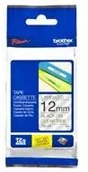 Taśmy do drukarek barwiące - Brother Taśma laminowana 12mm x 8m czarny nadruk przeźroczyste tło TZE131 - miniaturka - grafika 1