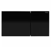 Przyciski spłukujące - Viega Prevista Visign for More 200 Przycisk spłukujący WC elektroniczny szkło czarne 773106 - miniaturka - grafika 1